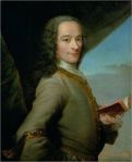 Voltaire por Maurice Quentin de La Tour